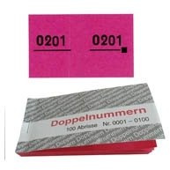 Wolf & Appenzeller 750054 Double Numbers Red 01-500