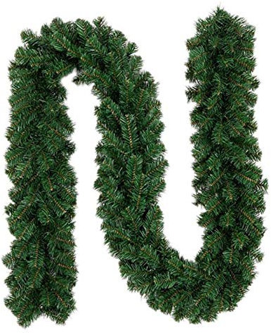 Künstliche Tannengirlande Tannengirlande Künstliche Grün Tannen Weihnachtsgirlande Tannengirlande Girlande Weihnachtsdeko Für Weihnachten, Treppen 2.7m