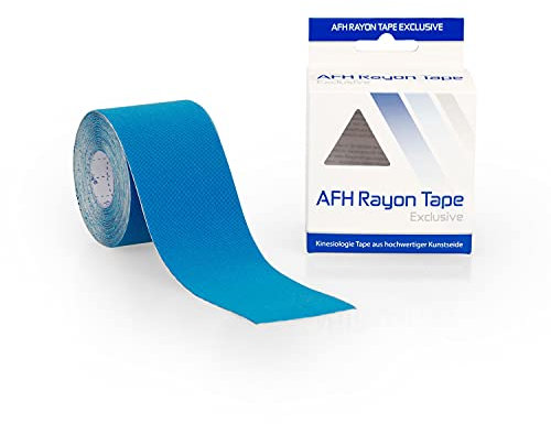 Rayon Tape Sports Exklusiv | wasserabweisende Kunstseide | ca. 5,00cm x 5m | 3 Farben (blau)