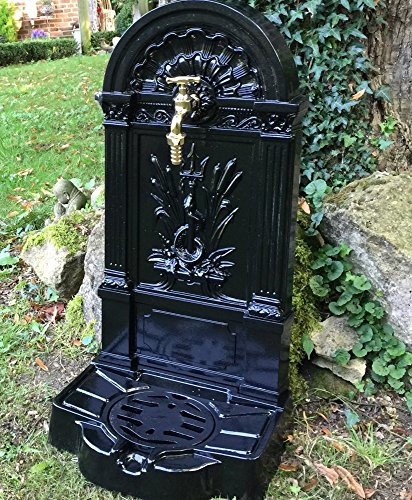 Antikas - Standbrunnen-schwarz-Schlange-Oud