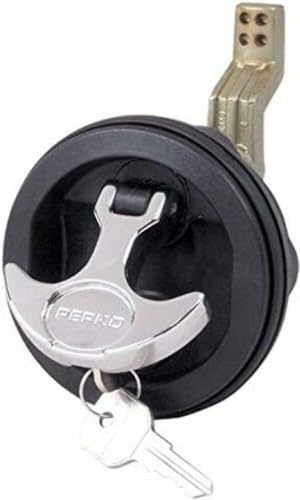 Perko Herren 1091DP1BLK Verriegelung für Oberflächenmontage, 1,9 cm, Schwarz