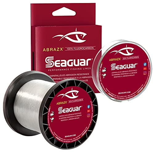 Seaguar AbrazX 100% Fluorocarbon Fishing Line 15lbs, 200yds Break Strength/Length - 15AX200