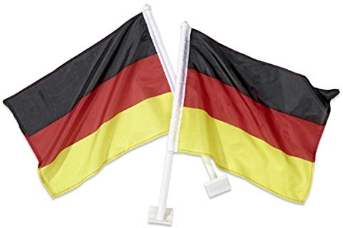 Unbekannt Luxus Autofahnen Deutschland 2er Set 48cm