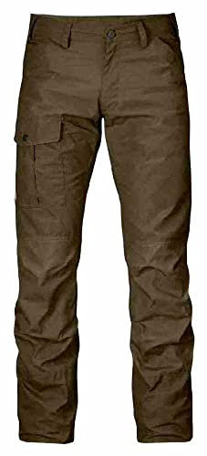 Fjällräven Herren Hose Nils Trousers, Dark Olive, 56, 81752