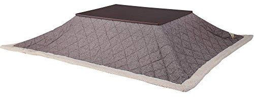 AZUMAYA KK-101BR/KK-102BR/KK-103BL/KK-104BL Kotatsu-Futongröße, Farboptionen (Hellbraun, Rechteck B 228 x T 190 cm)