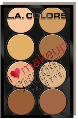 L. A. COLORS I Heart Makeup Contour Palette - Light To Medium