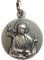 925 Sterling Silber Medaille Heilige Katharina von Siena - Die Medaillen der Schutzheiligent
