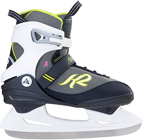 K2 Damen Schlittschuhe Alexis Ice - Weiß-Grau-Schwarz - EU: 37 (US: 7 - UK: 4.5) - 25A0100.1.1.070