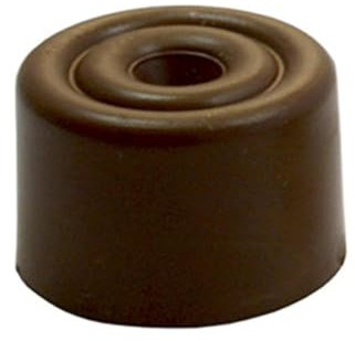 Sysfix Door Stop 5 Brown (Box of 10 with Plugs and Screws), 3x3x2 cm