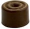 Sysfix Door Stop 5 Brown (Box of 10 with Plugs and Screws), 3x3x2 cm