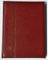 Goldhahn Leuchtturm Premium 64 schwarze Seiten A4 Briefmarkenalbum Einsteckbuch wattierter Ledereinband bordeaux Briefmarken für Sammler