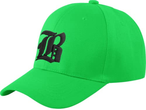 Morefaz Unisex Jungen Mädchen Mütze Baseball Cap Hut Kinder Kappe 3D Gothic B TM (B Neon Green Black)