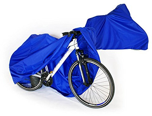 Ferocity Fahrradschutzhülle Fahrradgarage Fahrradabdeckung Gewebeplane wasserdicht Universal Blau [037]