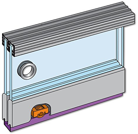 HENDERSON Zenith Double Track Sliding Door Gear