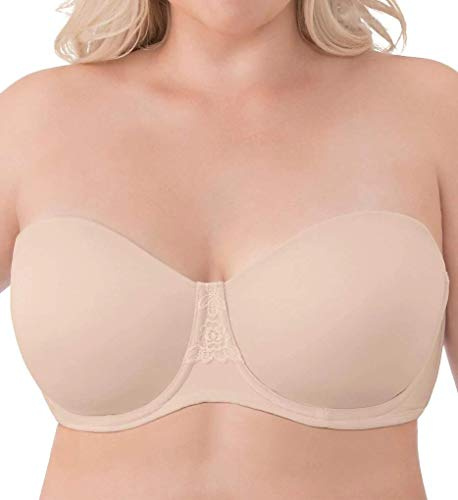 Vanity Fair womens Beauty Back Smoothing Strapless (34b - 44dd) Bra, Rose Beige, 42DD US