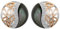 Orphelia Damen-Ohrstecker Ohrschmuck 925 Silber teilvergoldet Zirkonia weiß Brillantschliff Perlmutt-ZO-7112