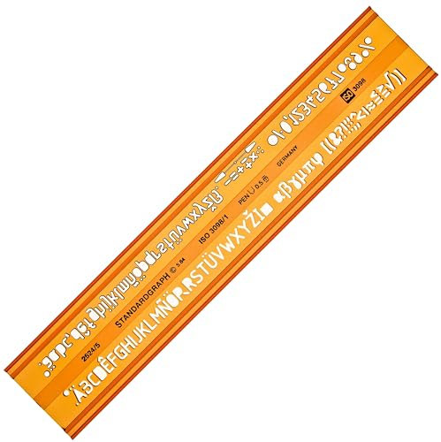 5mm Schriftschablone Zeichenschablone Technisches Zeichnen Brief Schrift Schablone Zeichenschablone