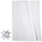 Papiersternstreifen 20933 B: 15 mm, weiß, 500 Stück, L: 45 cm