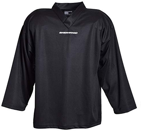 Sherwood Unisex Kinder Antrenman forması Sher-wood Practice Jersey Trainingstrikot, Schwarz, S EU