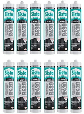 Sista R430 Fassadenriss 12 Kartuschen à 300 ml altweiß
