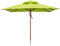 anndora® Sonnenschirm Gartenschirm 3 x 3 m eckig wasserabweisend - mit Winddach Apfel Grün/Limette