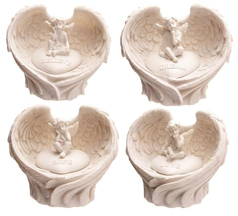 Hoffnung CHE64 Traum-Liebe glauben LED Angel Wings Cherub Stein ,