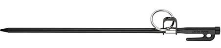 Snow Peak Hundeanker, 50 cm, Edelstahl, Robust Classic, Schwarz
