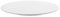 thermohauser Plateau à gâteau en mélamine blanche, rond, diamètre 30 x 2,5 cm, avec pied fixe, plastique