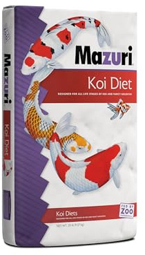 Mazuri | Koi Floating Platinum Nuggets| 20 Pound (20 lb.) Bag