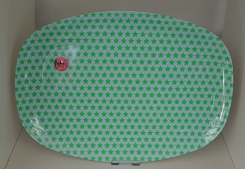 Rectangular Melamine Plate Star Print by Rice DK (Rice)