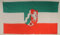 Flagge Fahne Nordrhein Westfalen 90x60 cm wetterfest und lichtecht für innen und aussen NRW