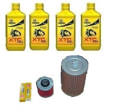 KIT TAGLIANDO YAMAHA XV 535 VIRAGO OLIO BARDAHL FILTRO OLIO ARIA CANDELE