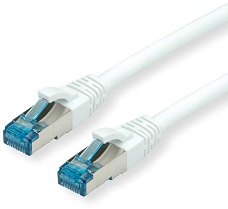 Value | S/FTP Patch Cord Cat.6A | White | 1 m