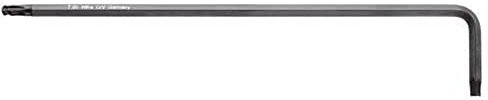 Wiha Stiftschlüssel TORX® Kugelkopf, schwenkbar für schwer zugängliche Bereiche, brüniert (32387) T10 x 121 mm, 23 mm