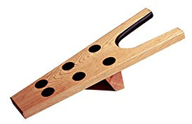 Roma Wooden Boot Jack With Rubber Grip Natural One Size