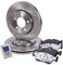 BESTPRICE Bremsenset Vorderachse inkl. Bremsscheiben Belüftet Ø 266 mm + Bremsbeläge vorne, Kompatibel mit CITROËN BERLINGO FIRST Kasten (M_), XSARA PICASSO (N68), PEUGEOT PARTNER (5_, G_)