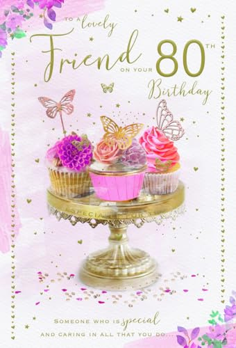 Special friend on your 80th birthday , Birthday Card
