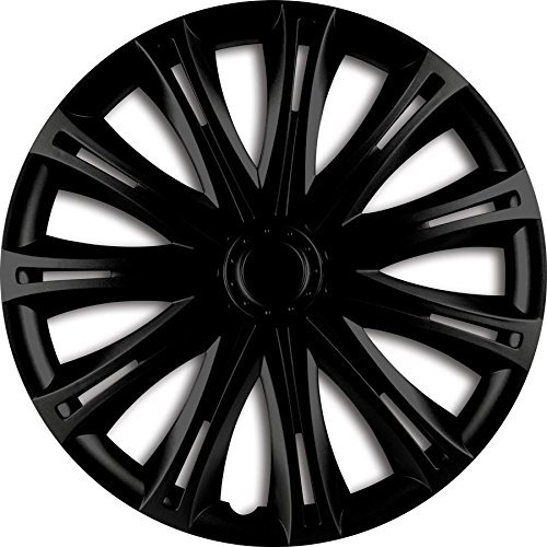 ZentimeX Z732255 Radkappen Radzierblenden universal 14 Zoll Black