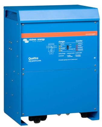 Victron Energy Quattro 5000VA 12V 230V Reiner Sinus Wechselrichter 220A | Batterie Ladegerät