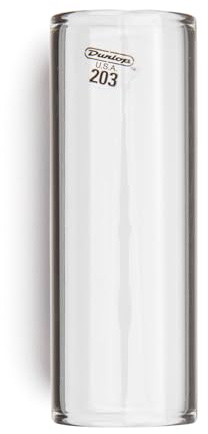 Jim Dunlop 34203000001 203 Large Reg Wall Pyrex Glass Guitar Slide