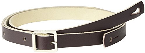 Klondyke 5/8-Inch Wide Leather Mandolin Strap - Brown