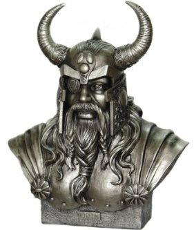 Pacific Trading Odin Bust Statue Figurine New