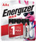Energizer Alkaline Battery, AA, 8/PK, Sold as 1 Package
