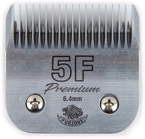 Furzone Detachable Blade - Size 5F Blade 1/4, Made of Extra Durable Japanese Steel, Compatible with Most Andis, Oster, Wahl A5 Clippers