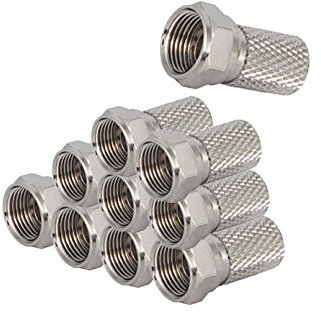 10Stk. Kathrein EMK 01 F-Stecker und 1x F-Stecker NA-Digital