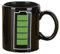 Changement de batterie animée tasse de café/Batterie Morph Tasse/Couleur Batterie Tasse