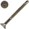 50 Stück Spanplattenschrauben 6 X 160/90 TORX T-25 mit Bohrspitze (Teilgewinde), Senkkopf u. Innensechsrund, Edelstahl A2