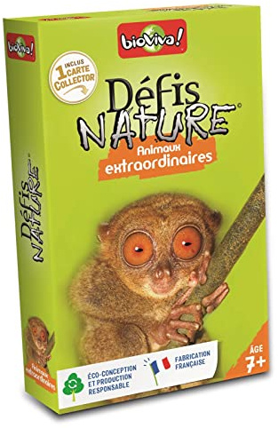 BIOVIVA Défis Nature – 286015 – außergewöhnliche Tiere (Evtl. Nicht in Deutscher Sprache)