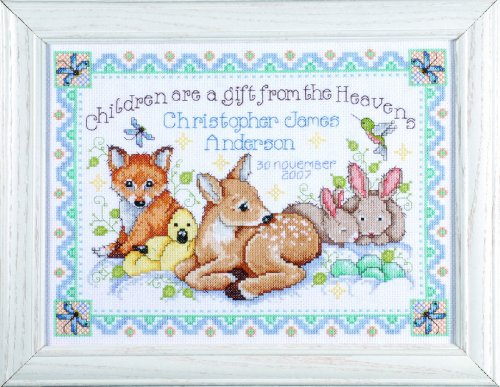Tobin Woodland Baby Sampler, Multi-Color