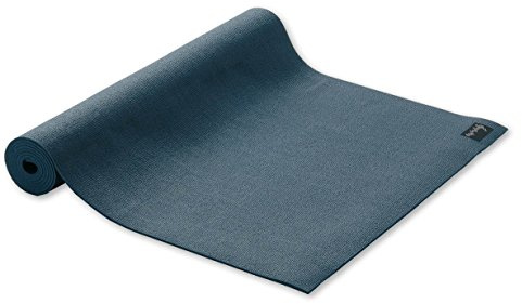 Yogamatte Studio extrabreit Gymnastikmatte blau Pilatesmatte 80x183cm